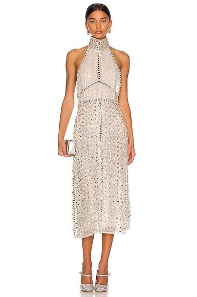 miu miu halter embellished dress|Designer Women's Dresses .